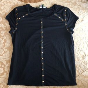 Black generation love t shirt with studs size small